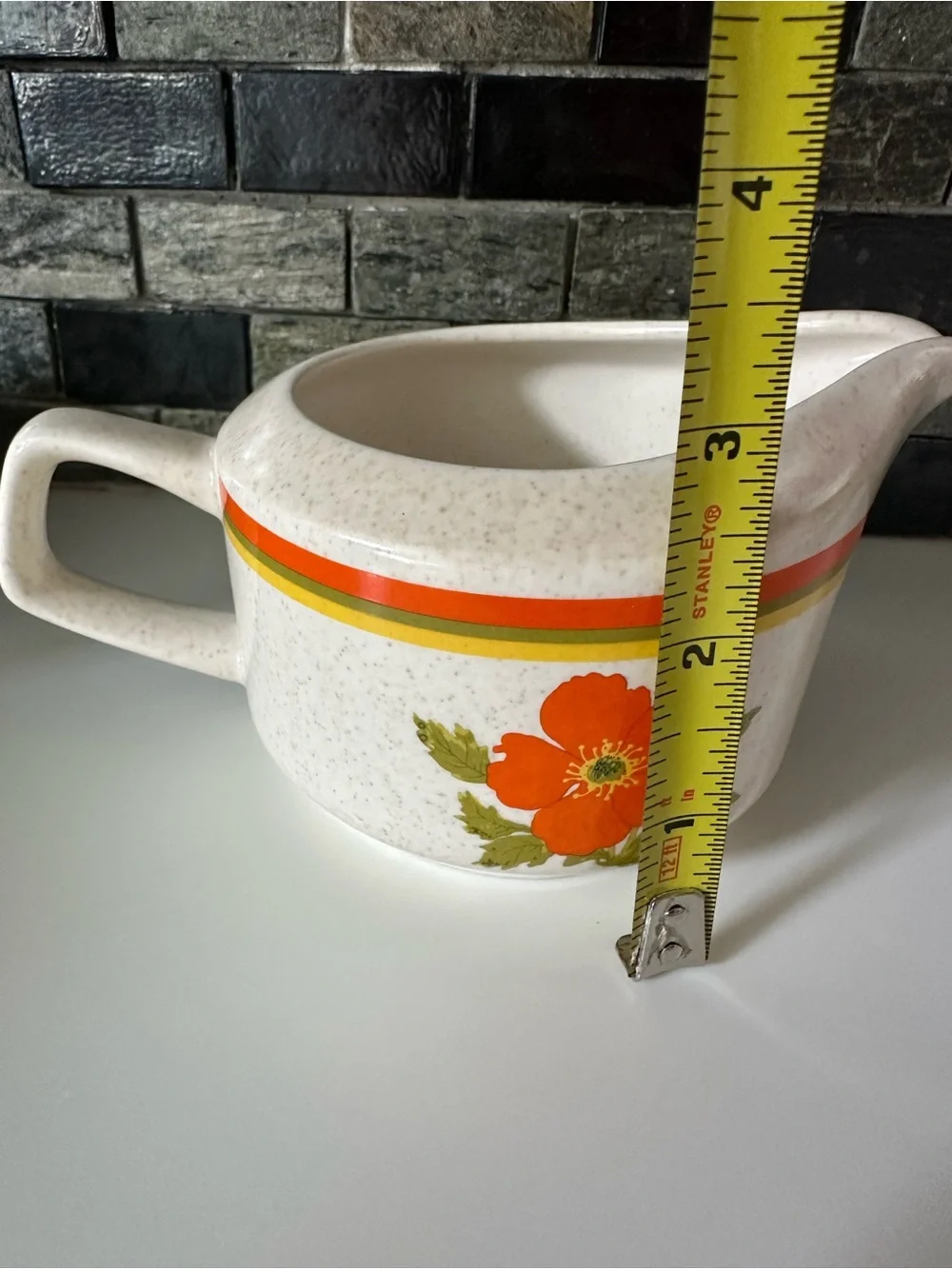 Lenox Temper-Ware Sugar & Creamer Set – Fire Flower, 1970s, Made in USA, EUC